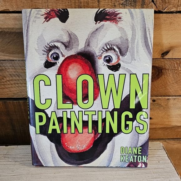 Accents | Vintage Clown Paintings By Diane Keaton Coffee Table Book ...